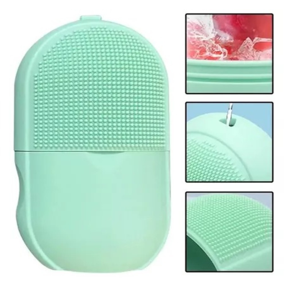 Molde Hielo Masajeador Exfoliante Facial
